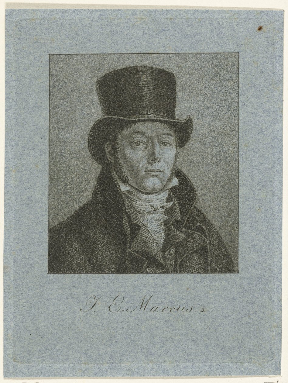 Portrett av Jacob Ernst Marcus av Ernst Willem Jan Bagelaar
