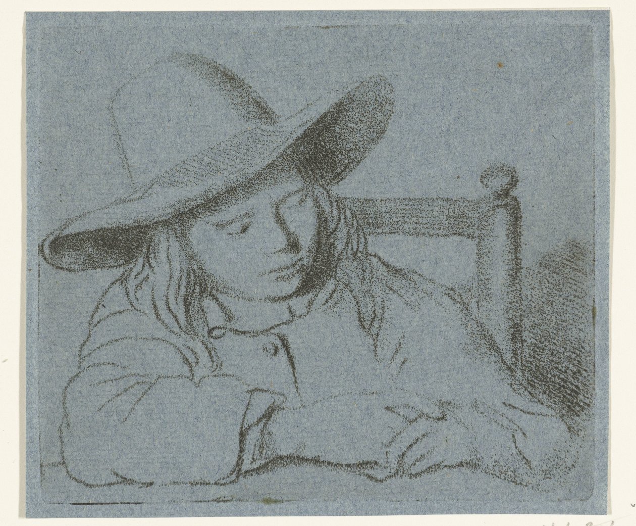 Sovende gutt med hatt av Ernst Willem Jan Bagelaar
