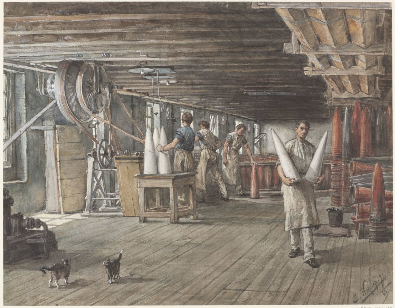 Interieur van de suikerfabriek van de firma Vom Rath   1389268   no       norwegian Successfully Translated  Original: Hof van de Tartaarse keizer; Braziliaanse Tapoeiers bereiden hun voedsel Tartarische Keyzer / Empereur des Tartares et sa magnificence // av Ernst Witkamp