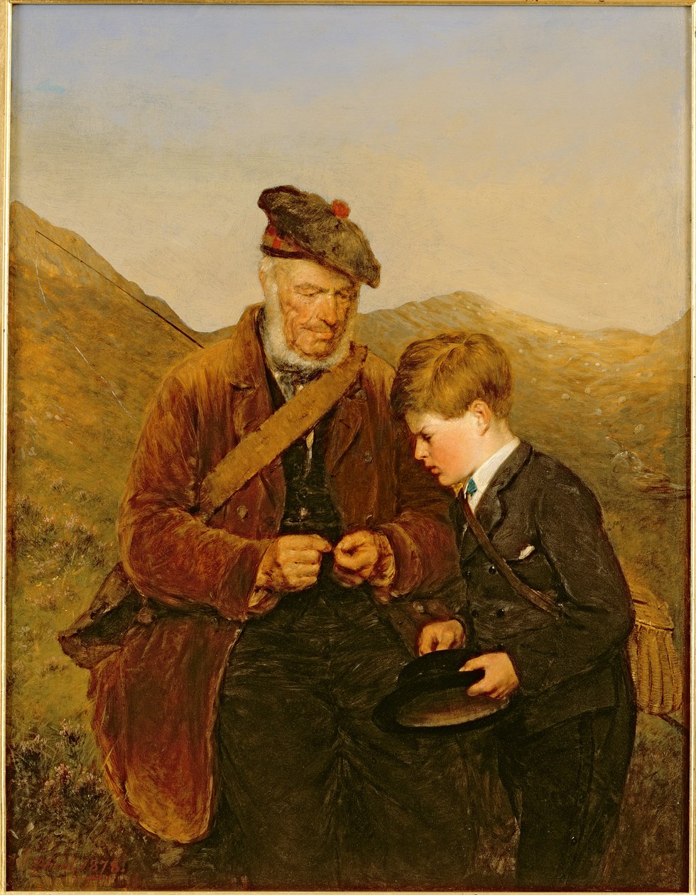 En villig elev, 1878 av Erskine Nicol
