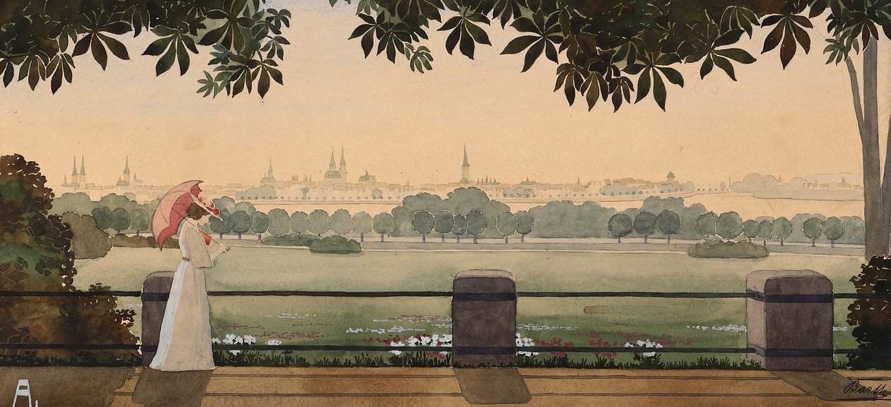 Plass på Marli, Lübeck av Erwin Barth
