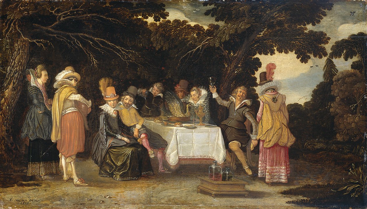 Country -festen av Esaias van de Velde