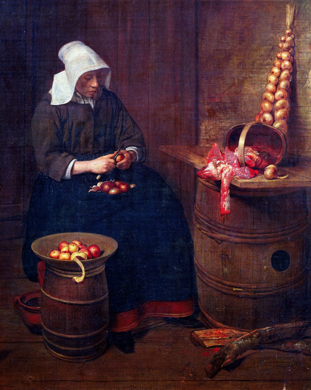 Epleskreller, av Esaias Boursse (1631-1672) av Esaias Boursse