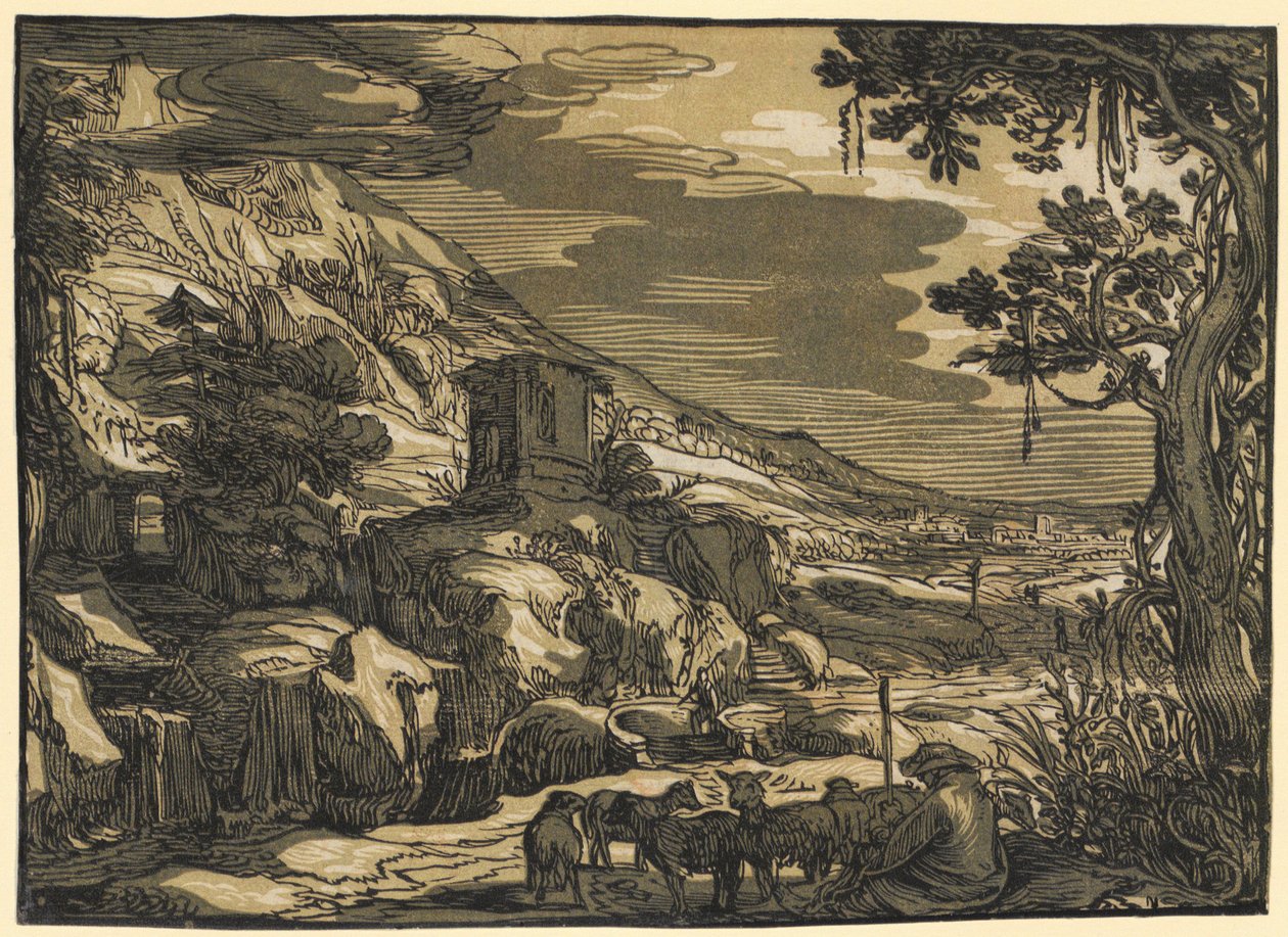 Arkadisk landskap av Esaias van de Velde