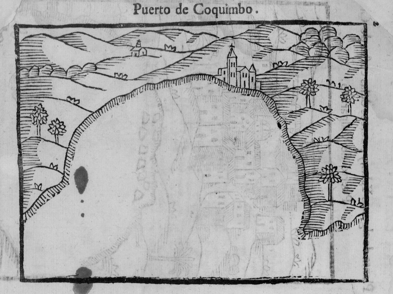 Port of Coquimbo av España Fondo Antiguo de la Biblioteca