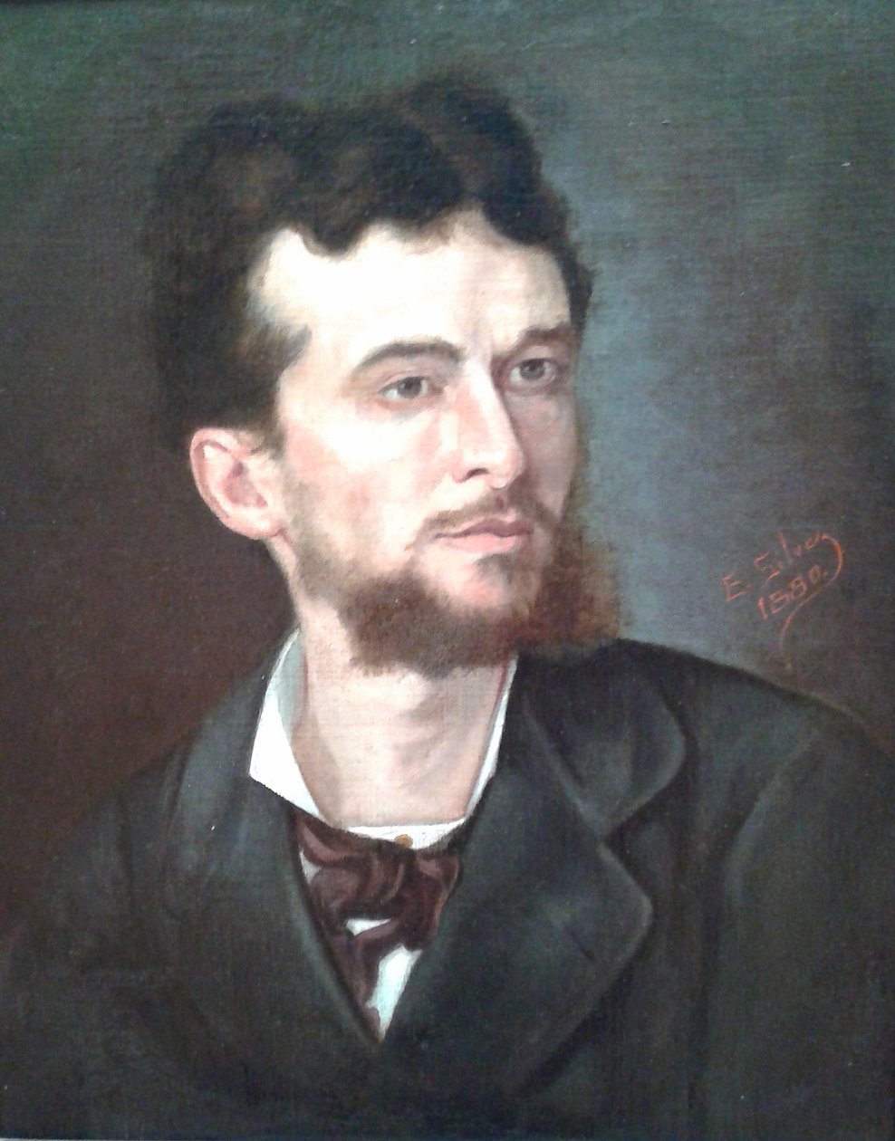 Portrett av maleren Giovanni Battista Castagneto av Estevão Silva