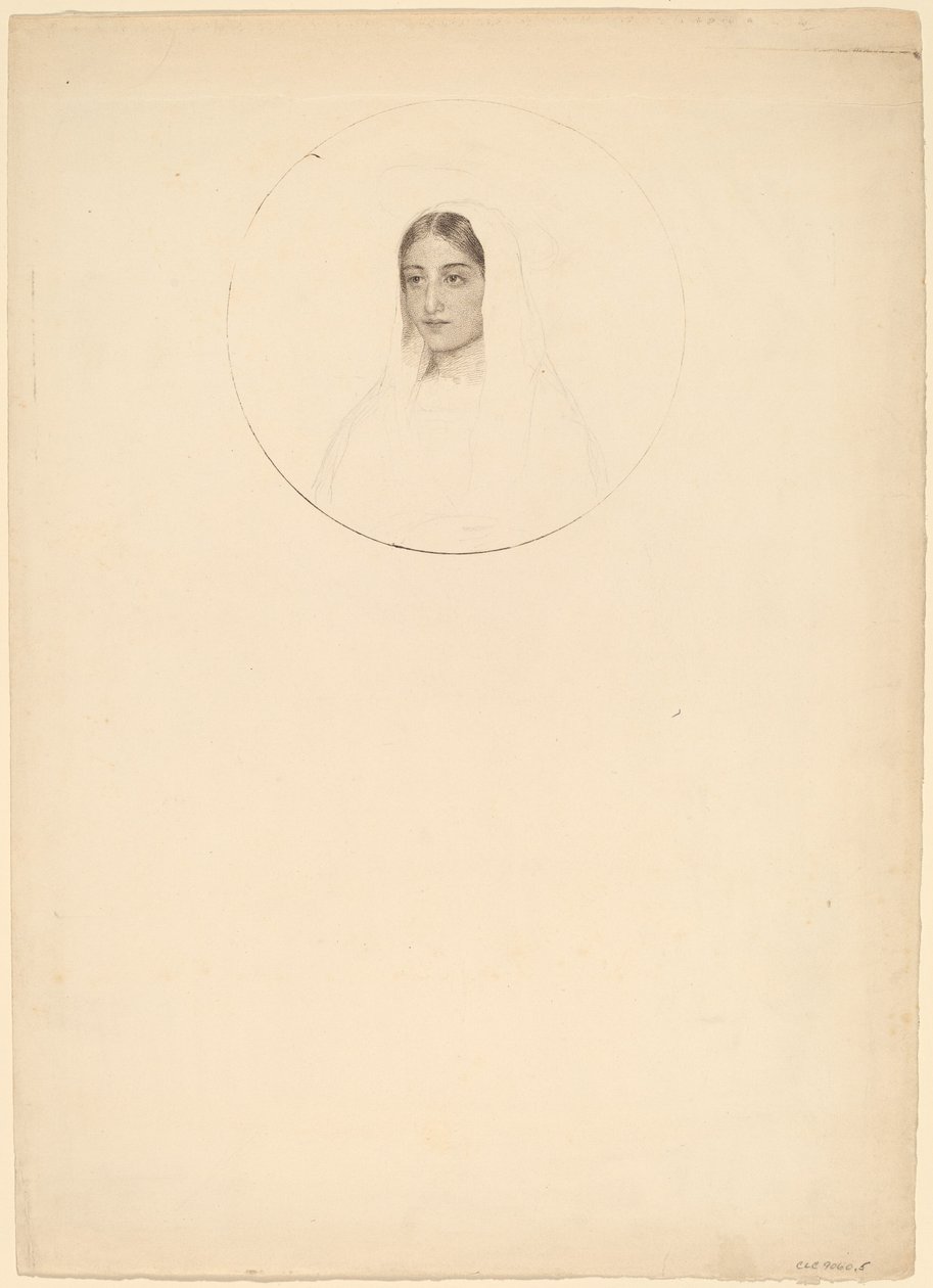 Ung kvinnes hode av Esther Frances Alexander