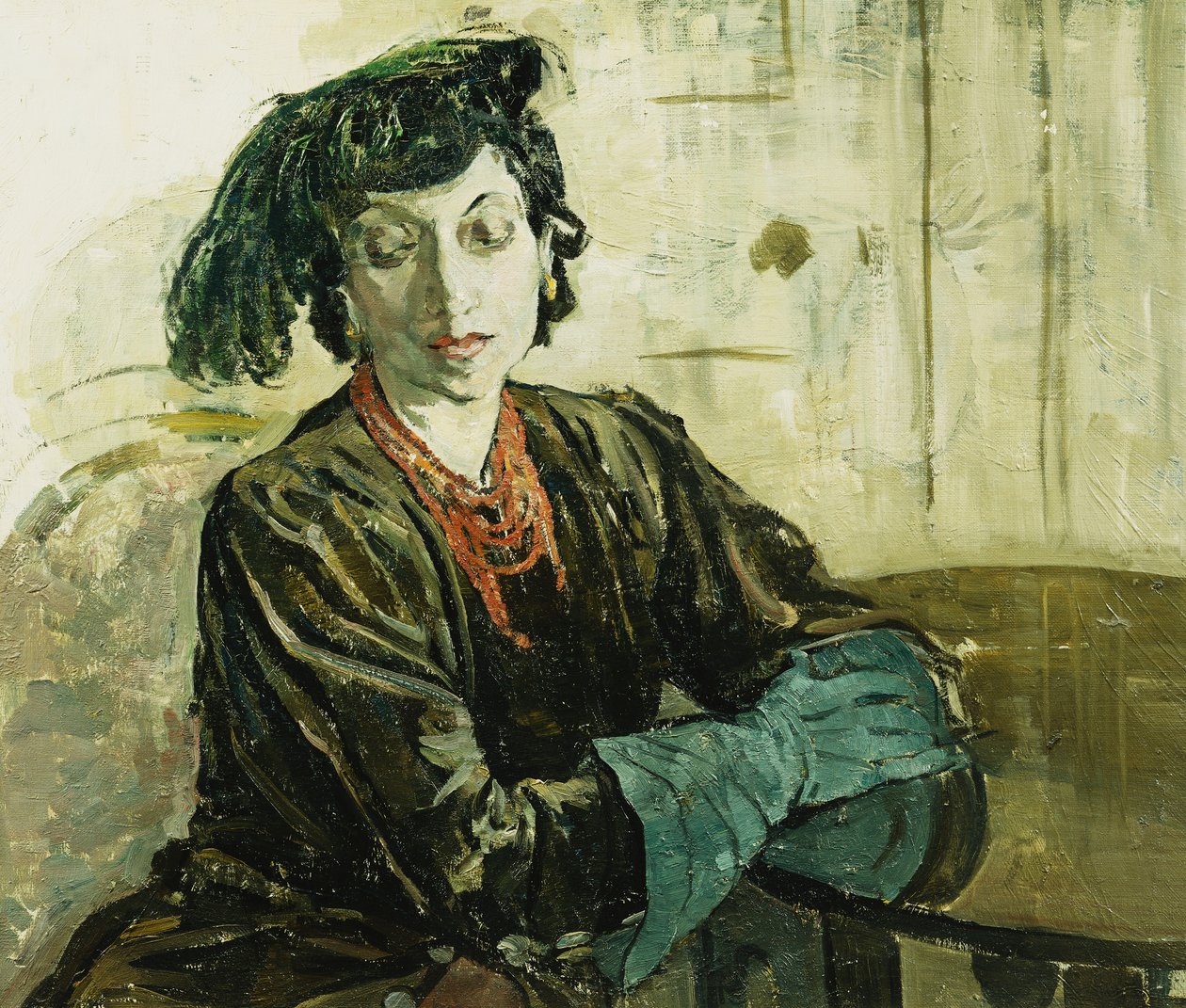 Grønn fjær og grønne hansker av Ethel Gabain