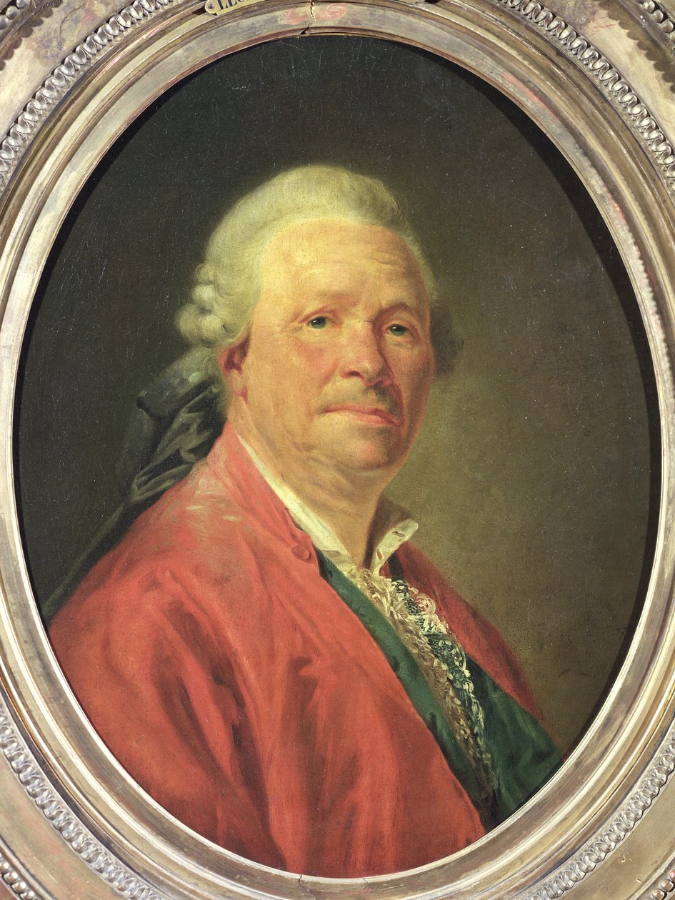 Portrett av Christoph Willibald von Gluck (1714-87), 1777 av Etienne Aubry