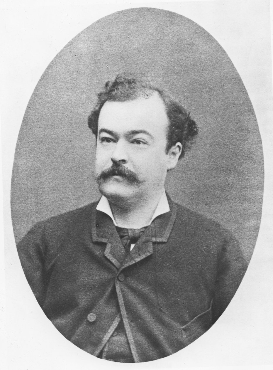 Portrett av Emile-Jean-Marie Gautier av Etienne Carjat