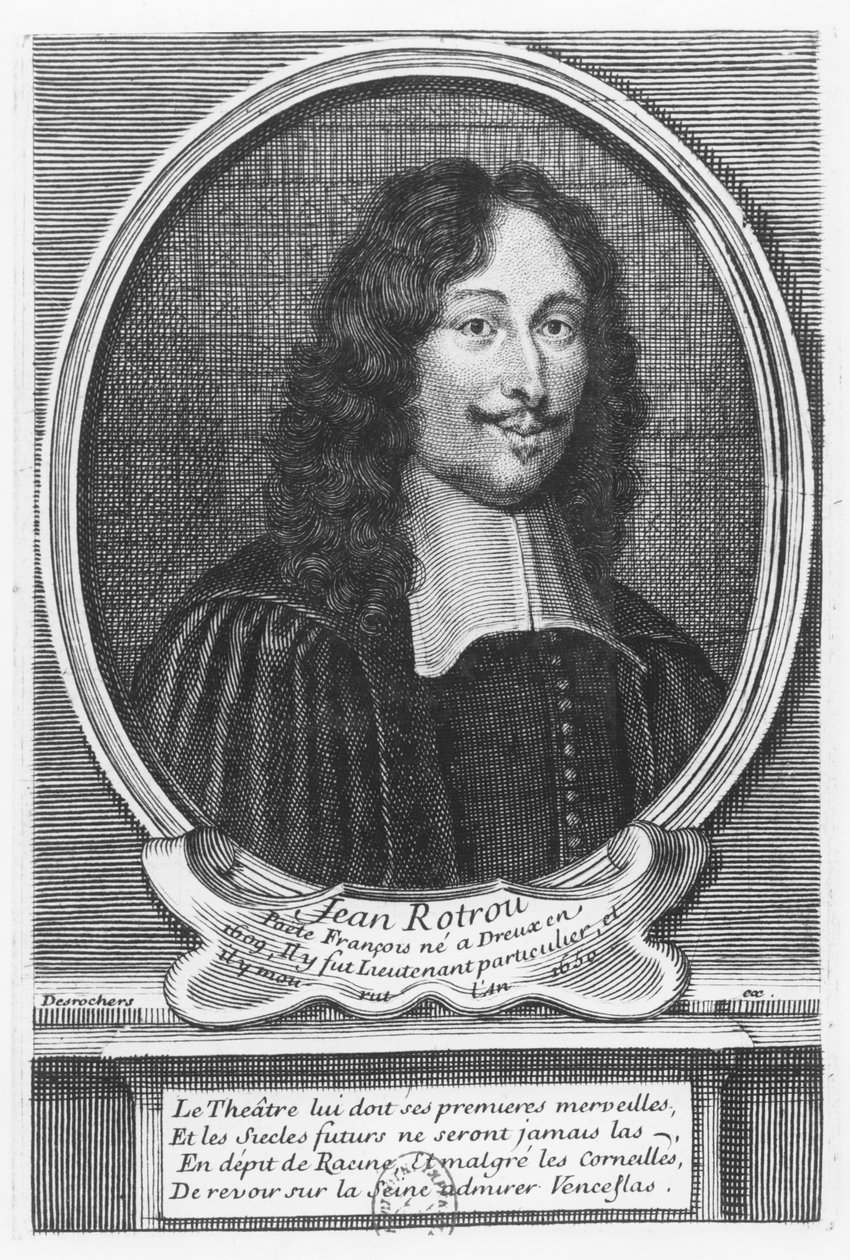 Portrett av Jean de Rotrou av Etienne Jehandier Desrochers