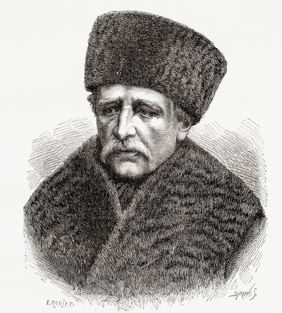 Baron Nils Adolf Erik Nordenskiold, 1878 av Etienne Antoine Eugene Ronjat
