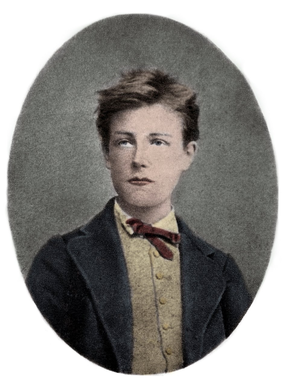 Arthur Rimbaud, fransk poet og eventyrer - Portrett av Arthur Rimbaud (1859 - 1891) er 17 år gammel. Foto av Carjat. av Etienne (after) Carjat
