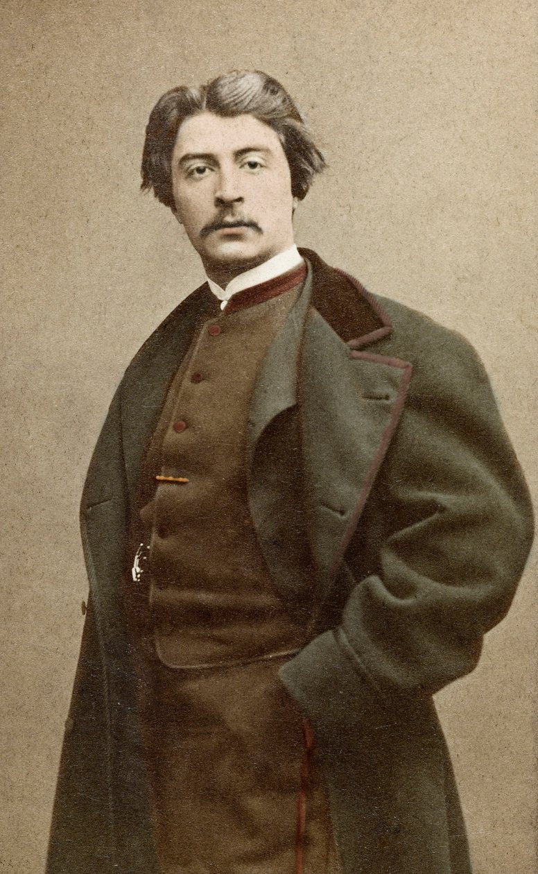 Portrett av James Tissot av Etienne (after) Carjat