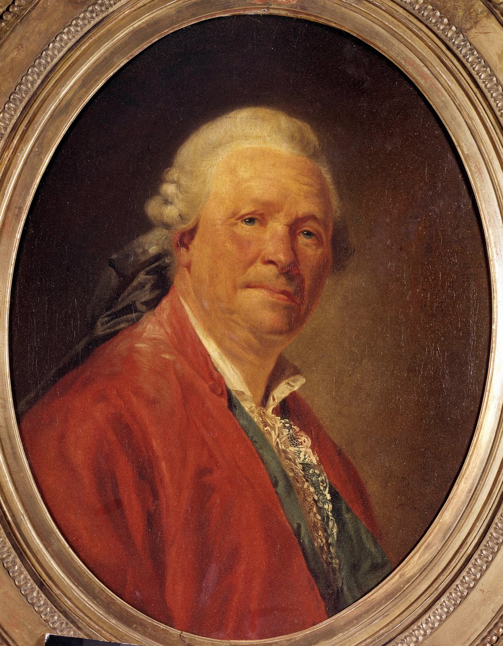 Portrett av Ritter Christoph Willibald von Gluck (1714-1787) Tysk komponist Maleri av Etienne Aubry (1745-1781) 1700-tallet. Dim. 0,62x0,52 m. av Etienne Aubry