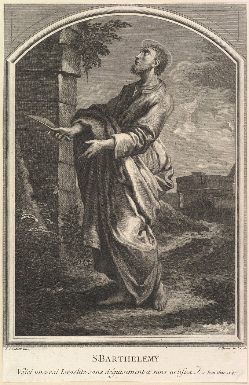 Saint Bartholomew, 1726. av Etienne Brion