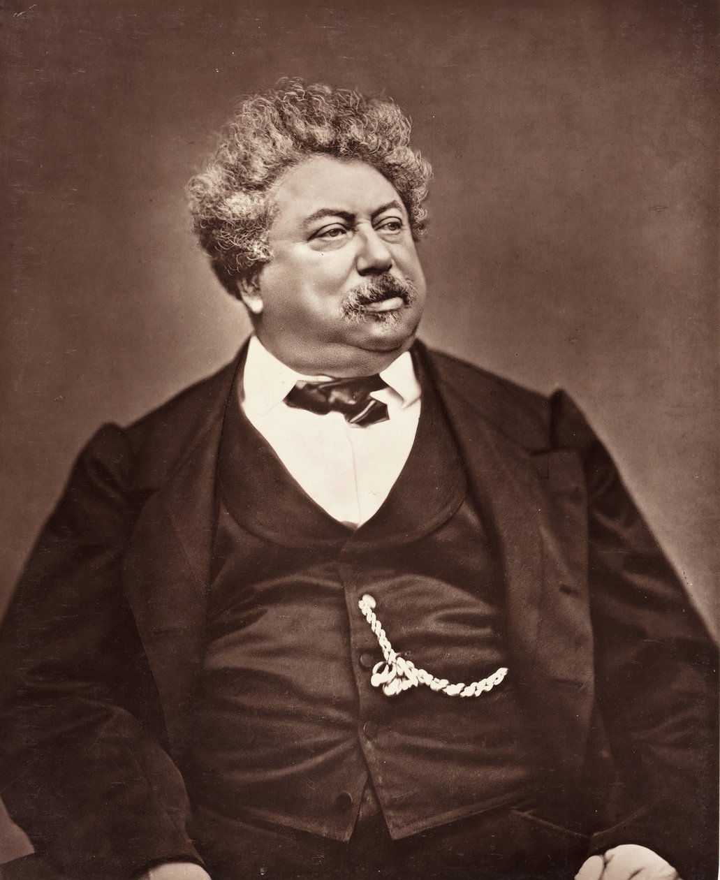 Alexandre Dumas fransk romanforfatter og dramatiker, 1802-1870, ca. 1876. av Etienne Carjat