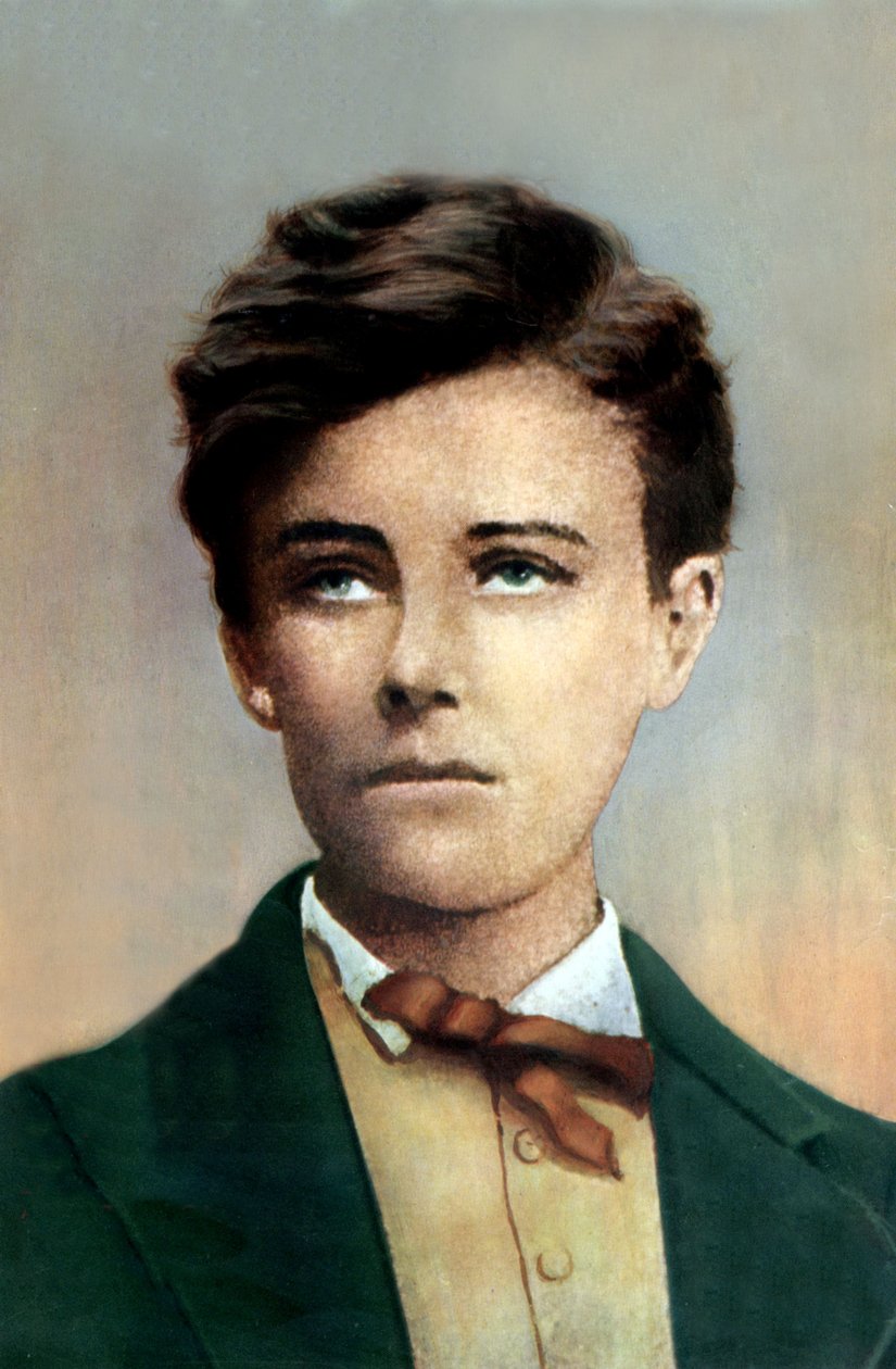 Arthur Rimbaud (1854-1891), fransk poet av Etienne Carjat