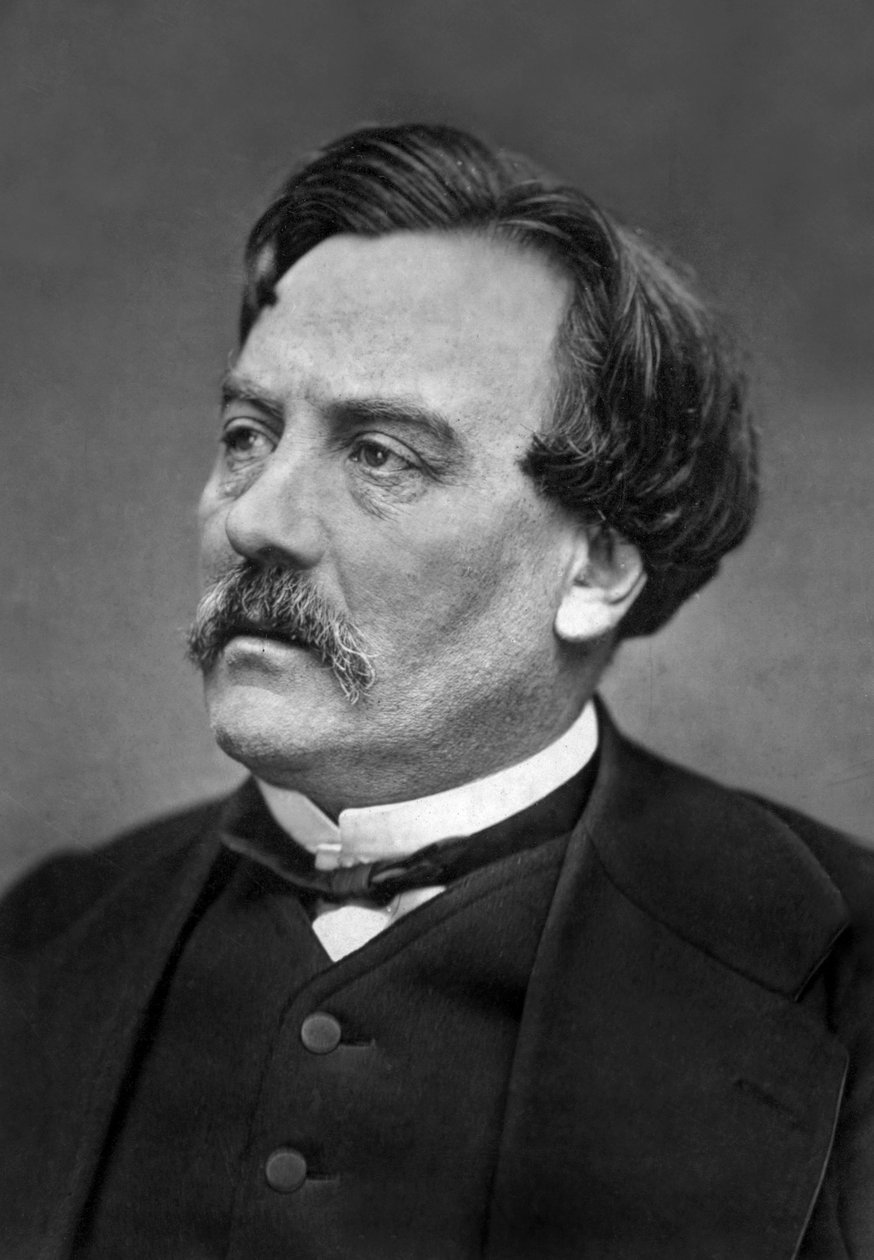 Charles-Adrien Lesot de La Penneterie aka Lacressonniere (1819-1893) fransk skuespiller og dramatiker, foto av Carjat av Etienne Carjat