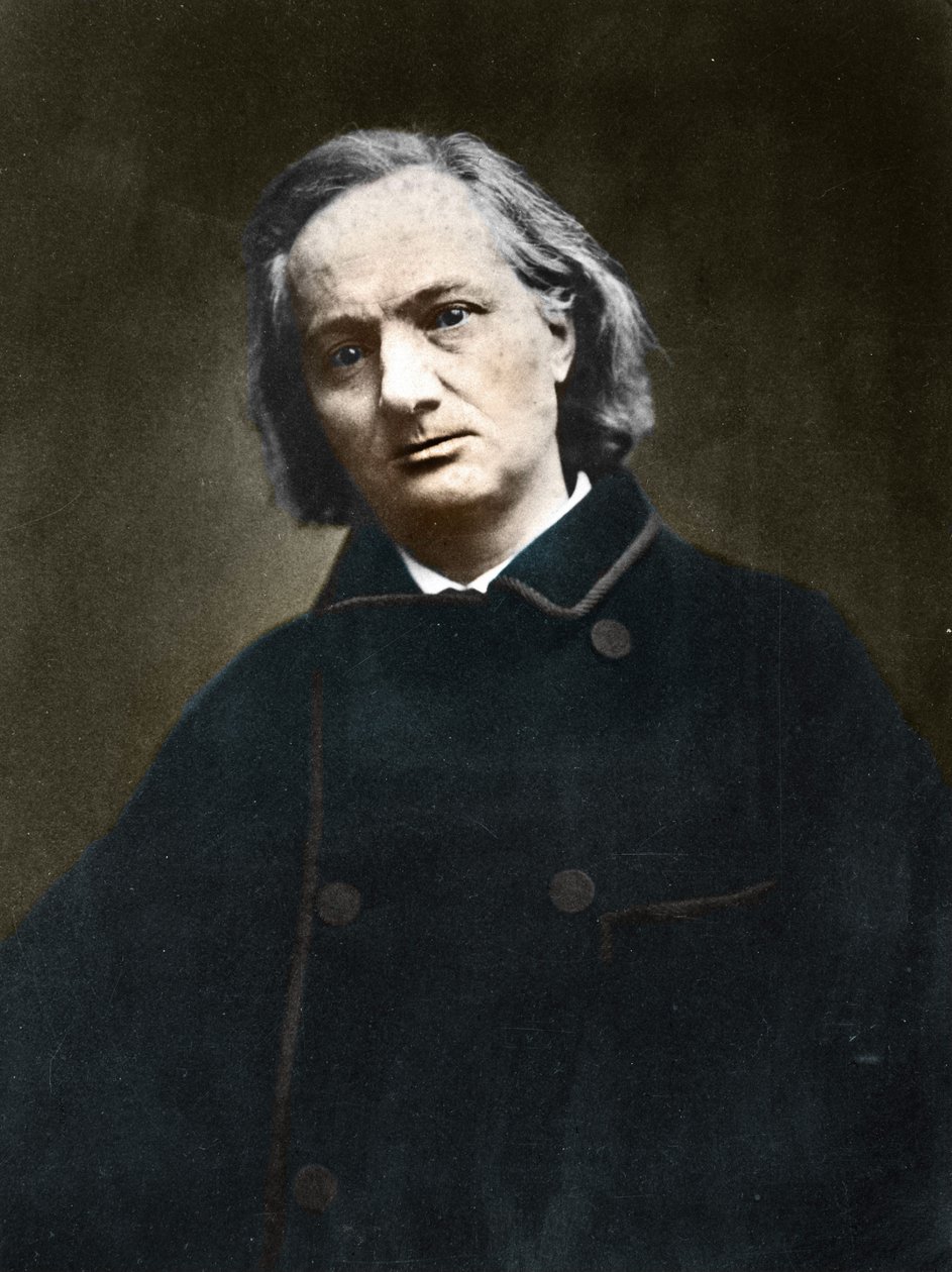 Charles Baudelaire (1821-1867), fransk poet av Etienne Carjat