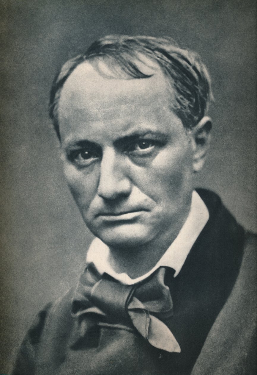 Charles Baudelaire, 1863, 1939 av Etienne Carjat
