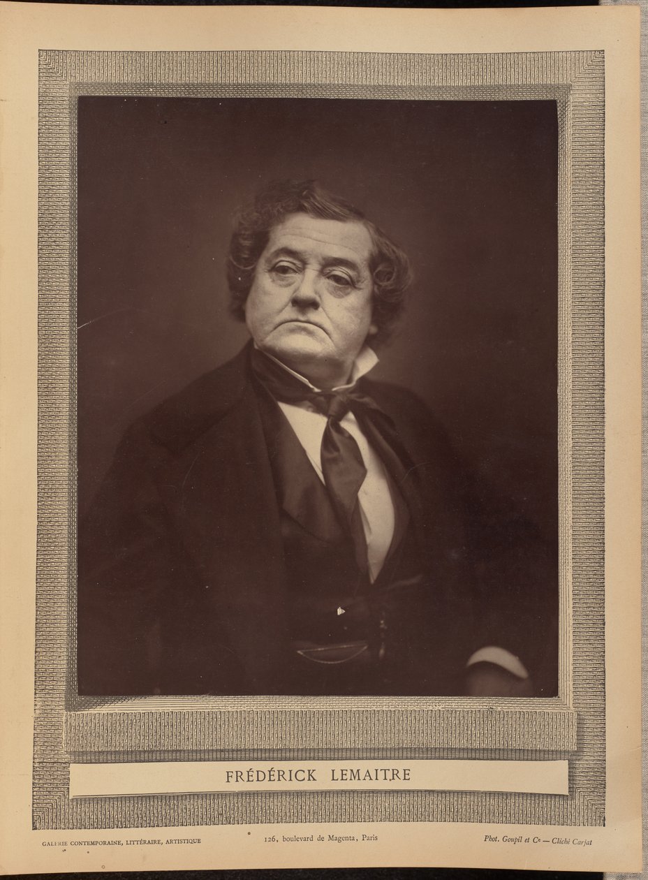 Frédérick Lemaitre av Etienne Carjat