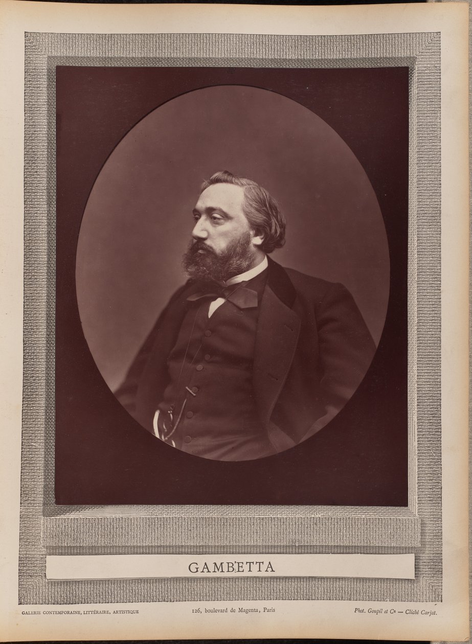 Gambetta av Etienne Carjat