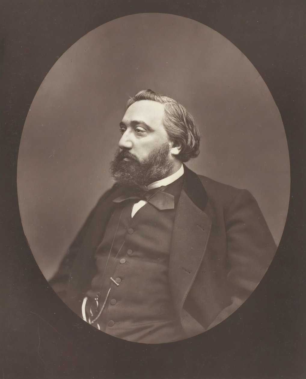 Gambetta, ca. 1876. av Etienne Carjat