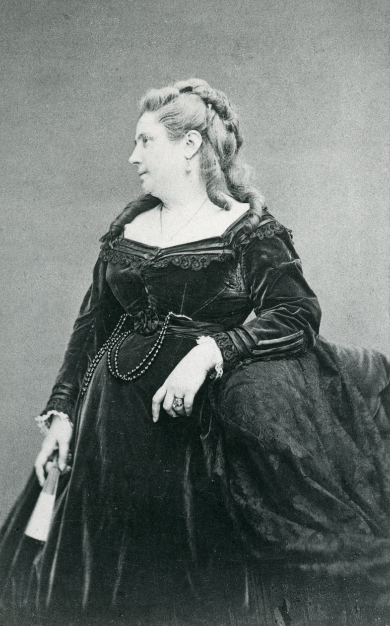 Marie Daubrun (s/hvitt bilde) av Etienne Carjat