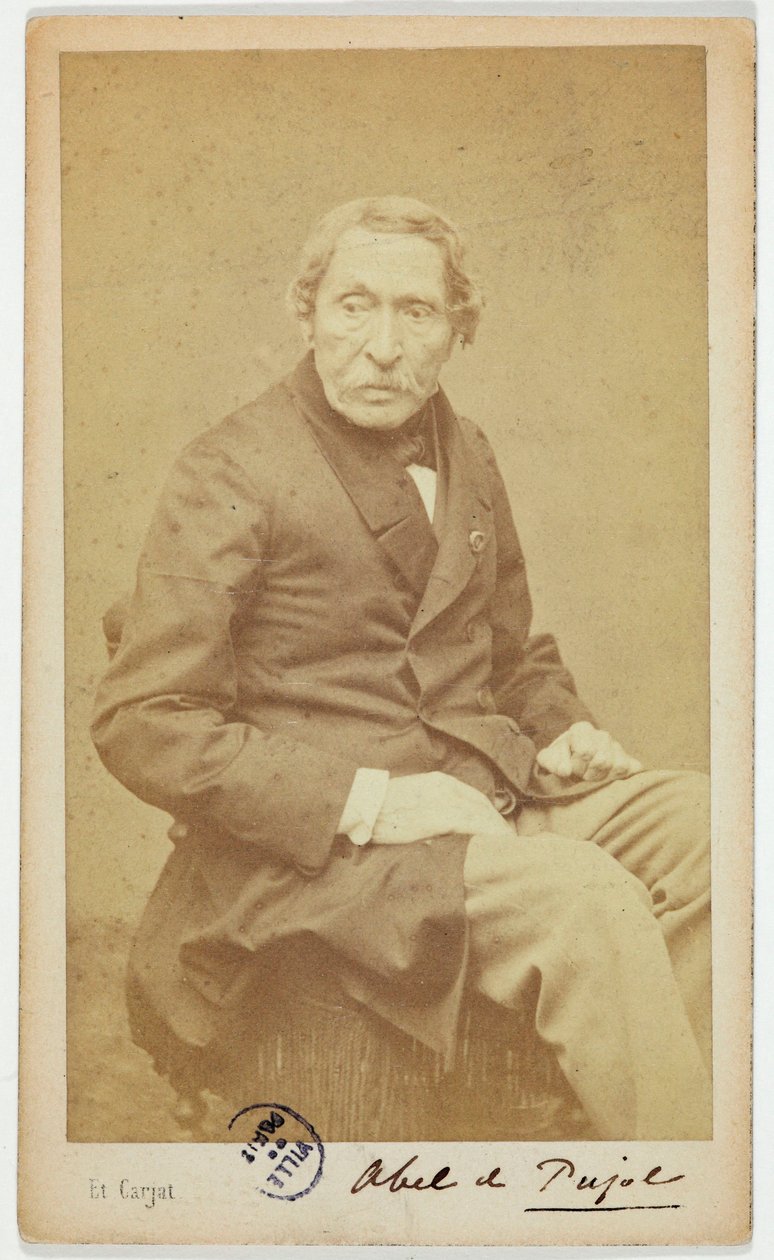 Portrett av Alexandre Denis Abel de Pujol (maler) av Etienne Carjat