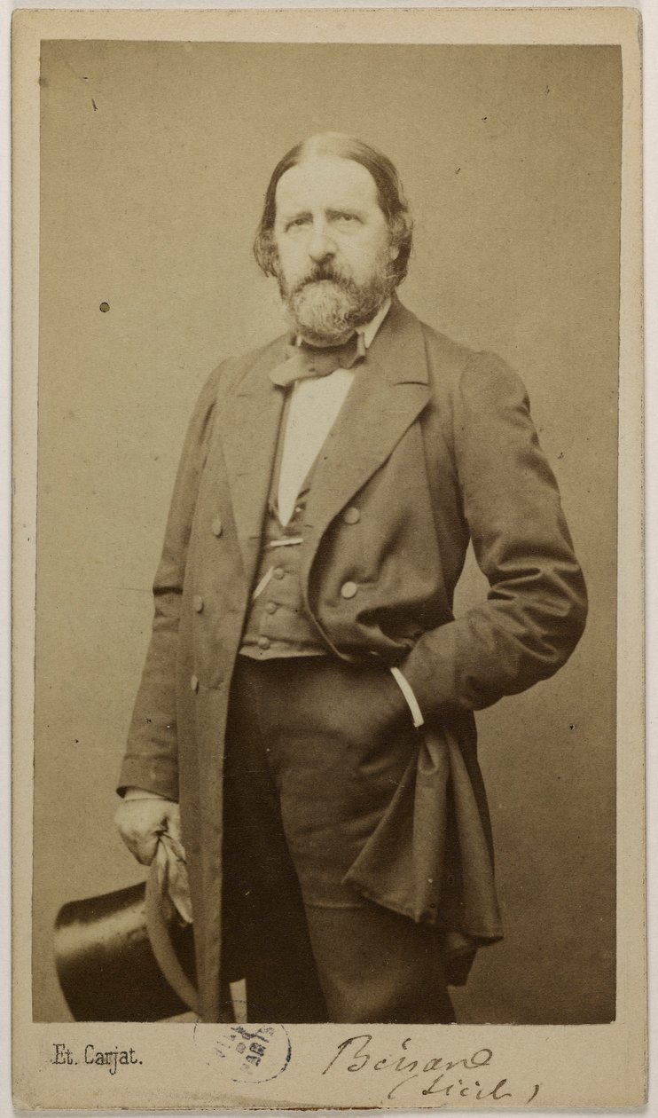 Portrett av Benard, T. N., journalist av Etienne Carjat