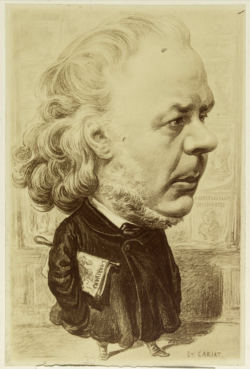 Portrett av Daumier av Etienne Carjat