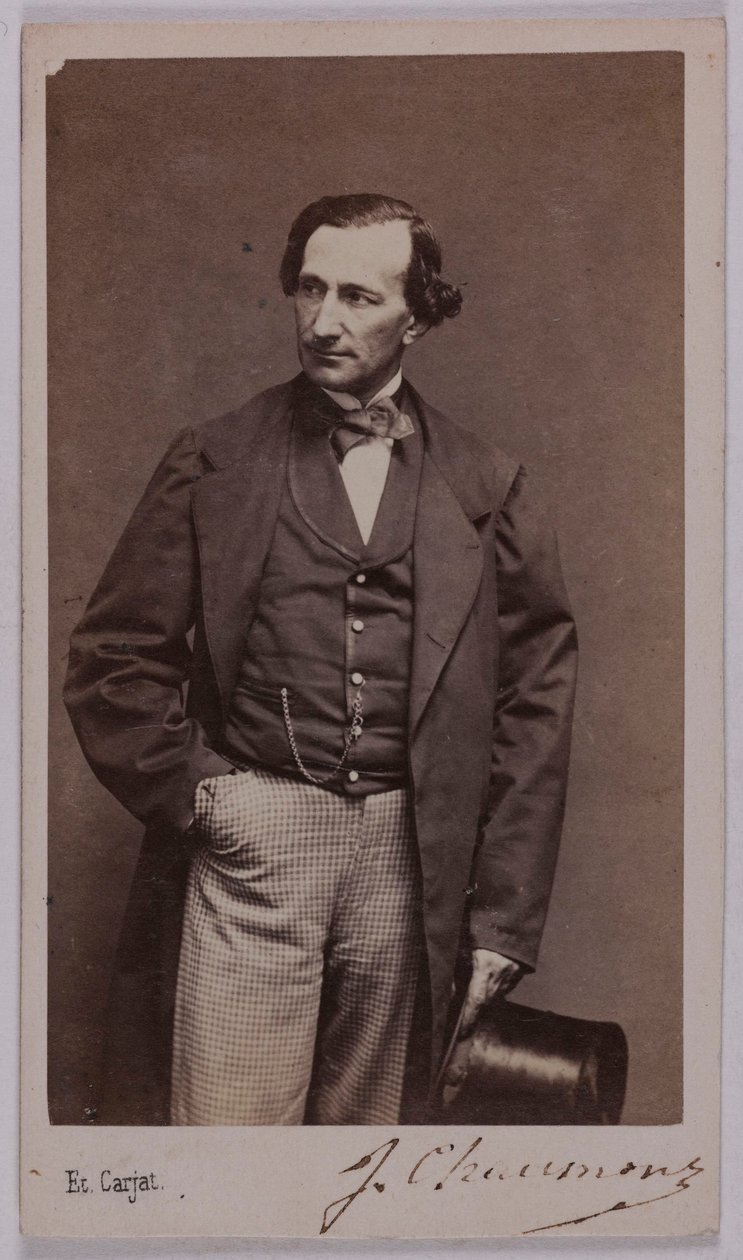 Portrett av Jules Chaumont (-1866), (skuespiller) av Etienne Carjat