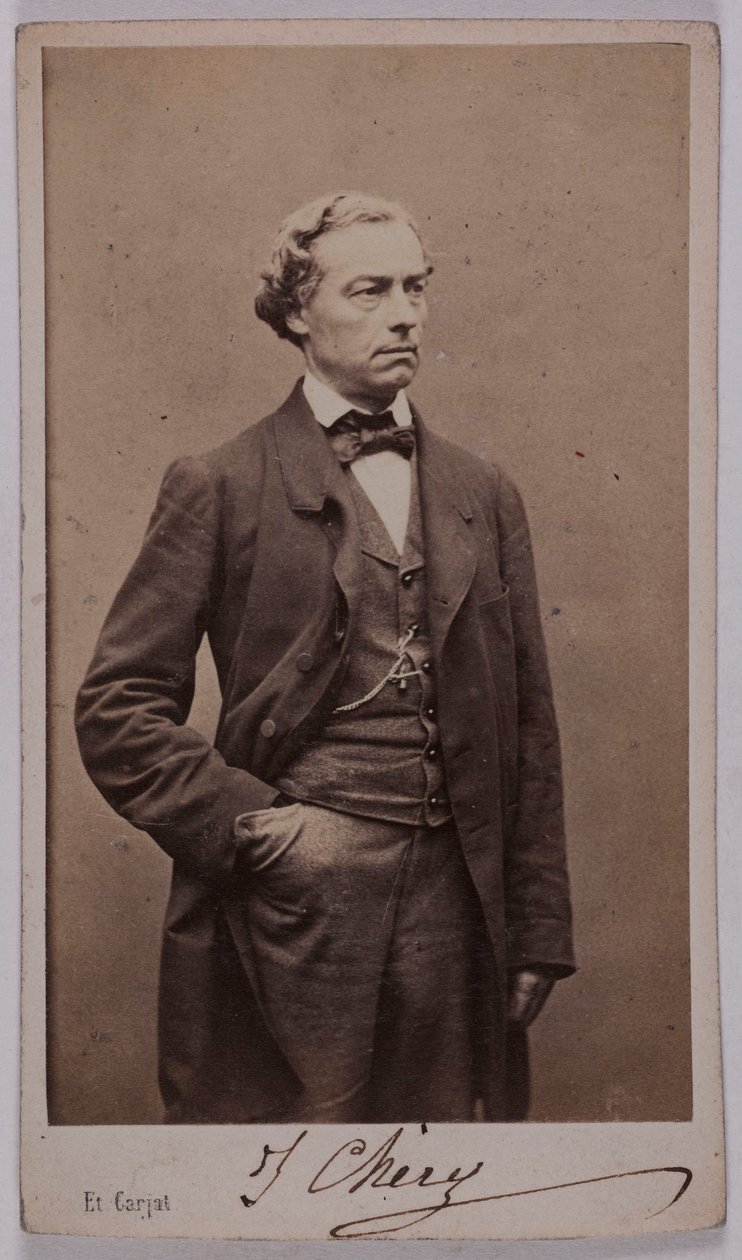 Portrett av Jules Chéry (1817-1910), skuespiller av Etienne Carjat