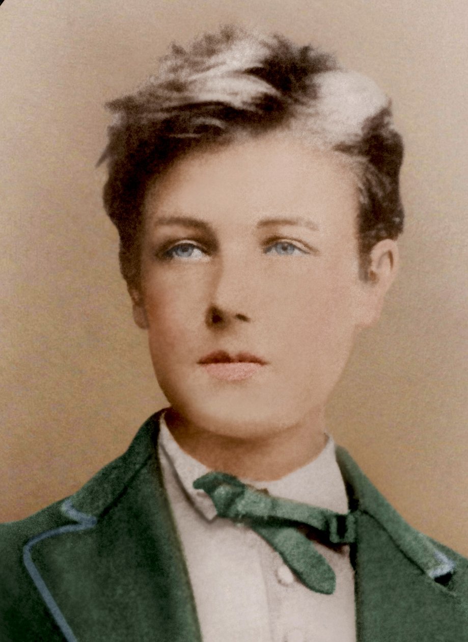 Portrett av Arthur Rimbaud 17 år gammel, 1871 av Etienne Carjat