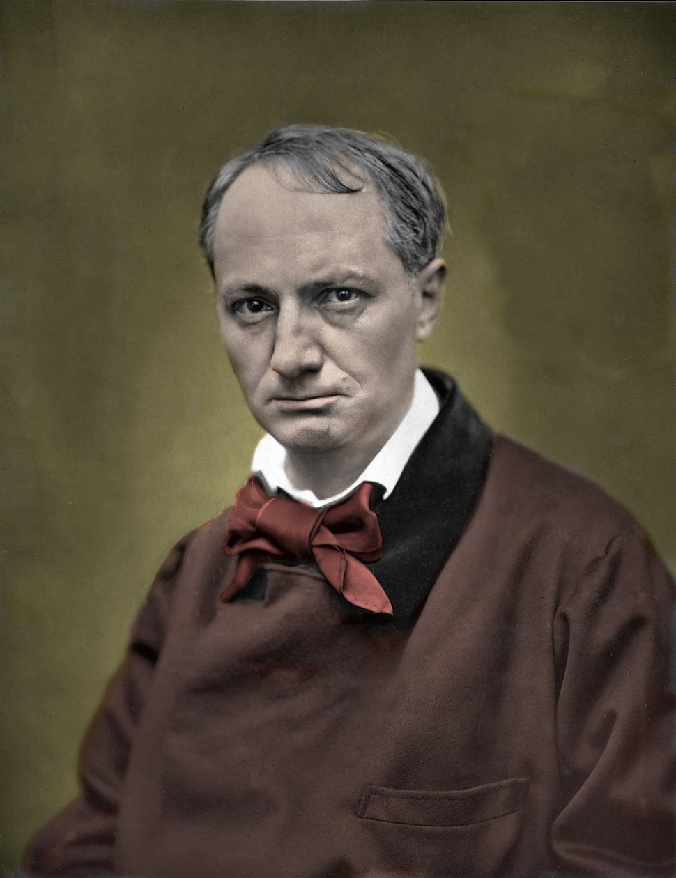 Portrett av Charles Baudelaire, n.d. av Etienne Carjat