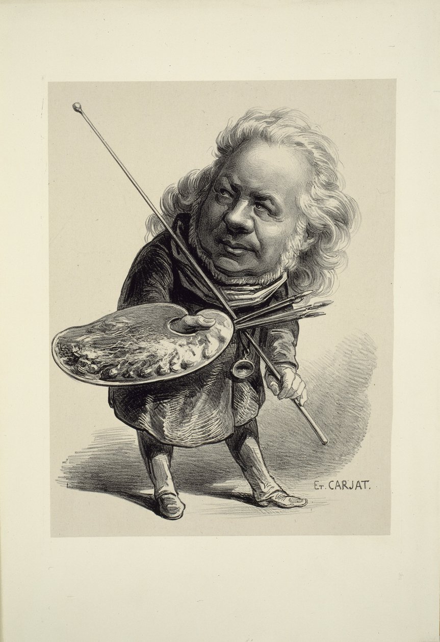 Portrett av Honoré Daumier av Etienne Carjat