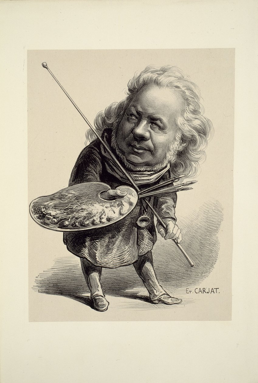 Portrett av Honoré Daumier av Etienne Carjat