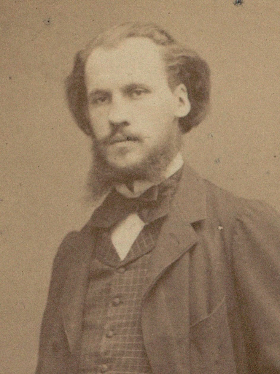 Portrett av komponisten Charles Lenepveu 1840-1910, 1870. av Etienne Carjat
