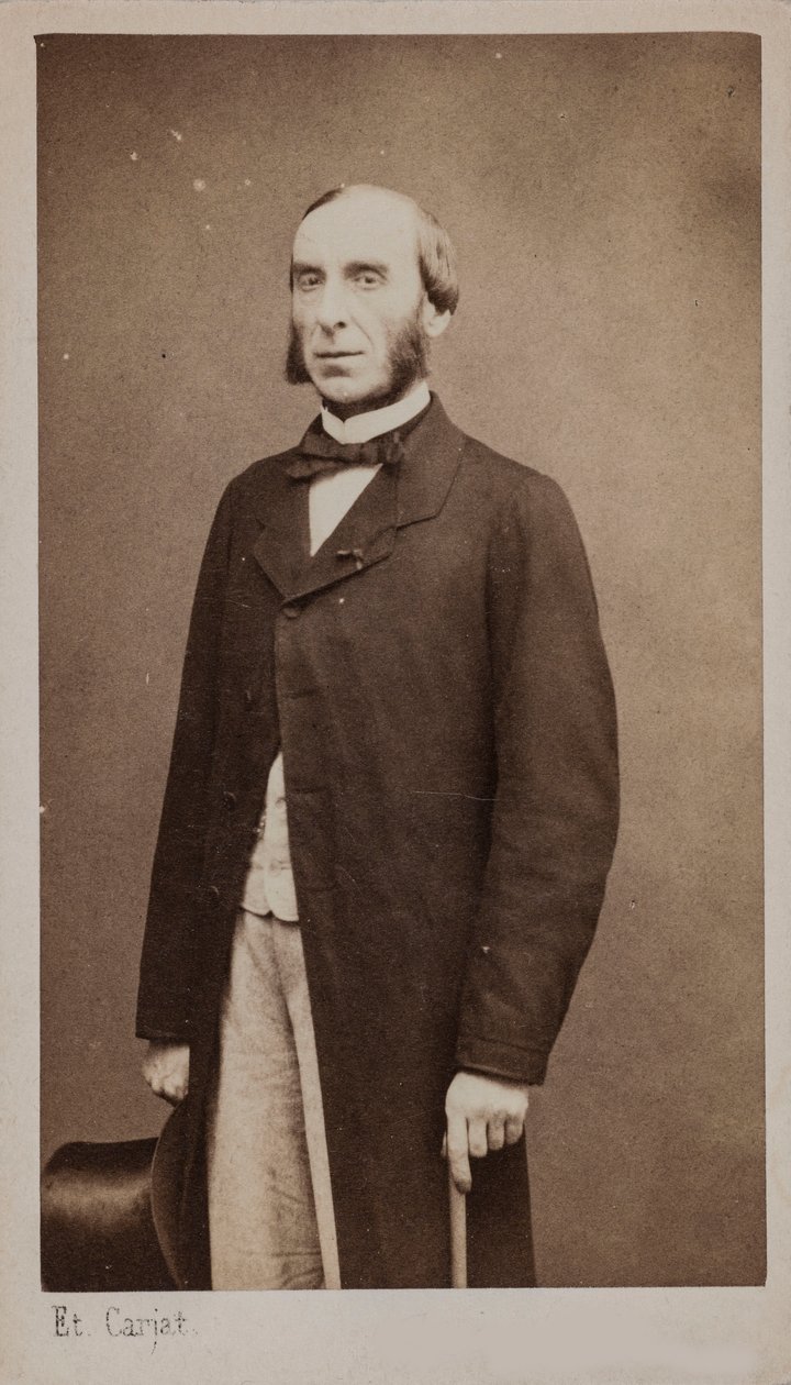 Portrett av komponisten grev Nicolò Gabrielli 1814-1891, 1890. av Etienne Carjat