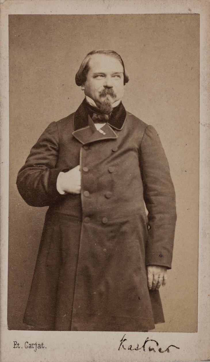 Portrett av komponisten Jean-Georges Kastner 1810-1867, 1867. av Etienne Carjat