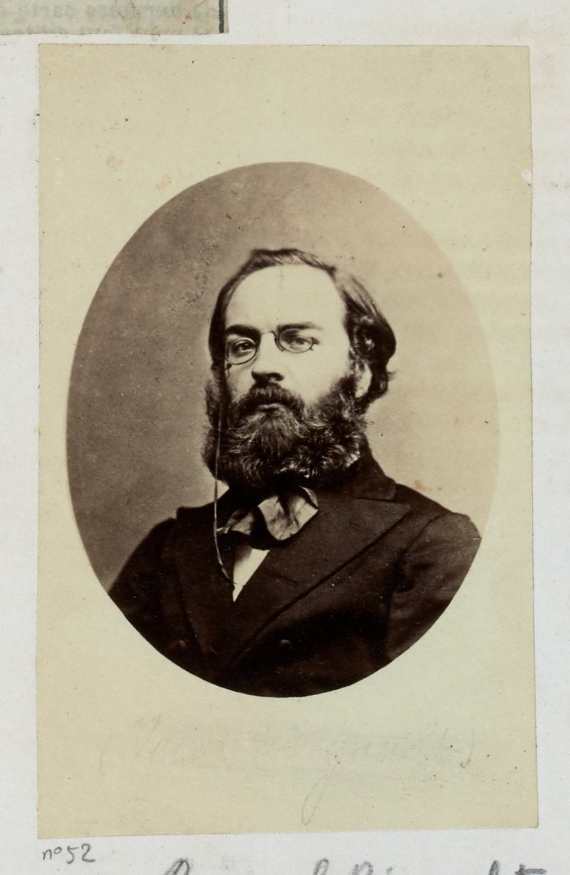 Rigault Raoul Adolf Georges (1846-1871). Journalist og politiker, han blir utnevnt til politiprefekturet (20. mars 1871), til Kommisjonen for offentlig sikkerhet (29. mars 1871). I denne egenskap tiltvinger han seg makt og undertrykker sine motstandere... av Etienne Carjat