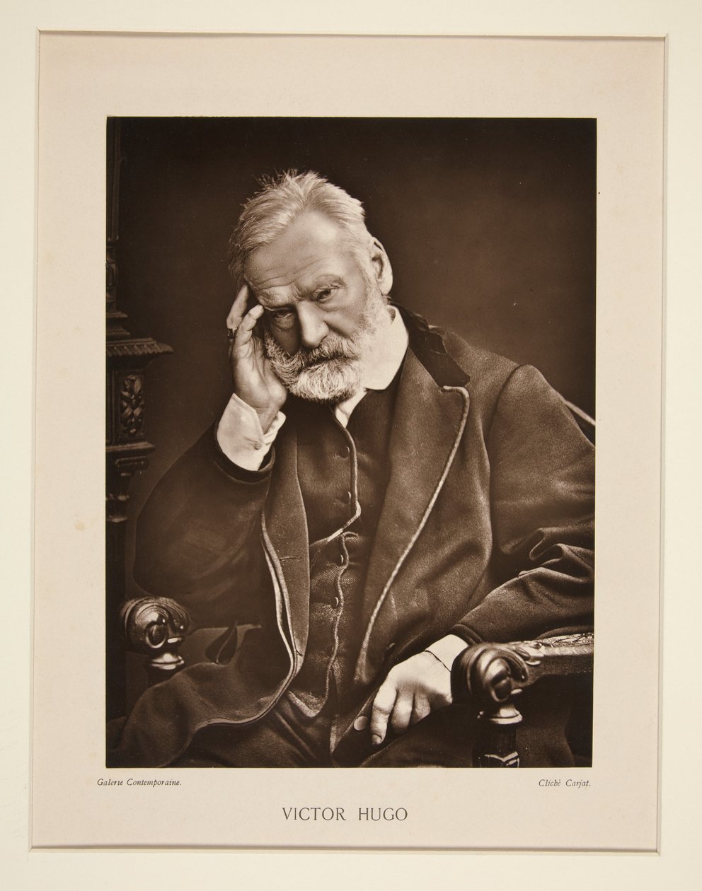 Victor Hugo, fra La Galerie Contemporaine av Etienne Carjat