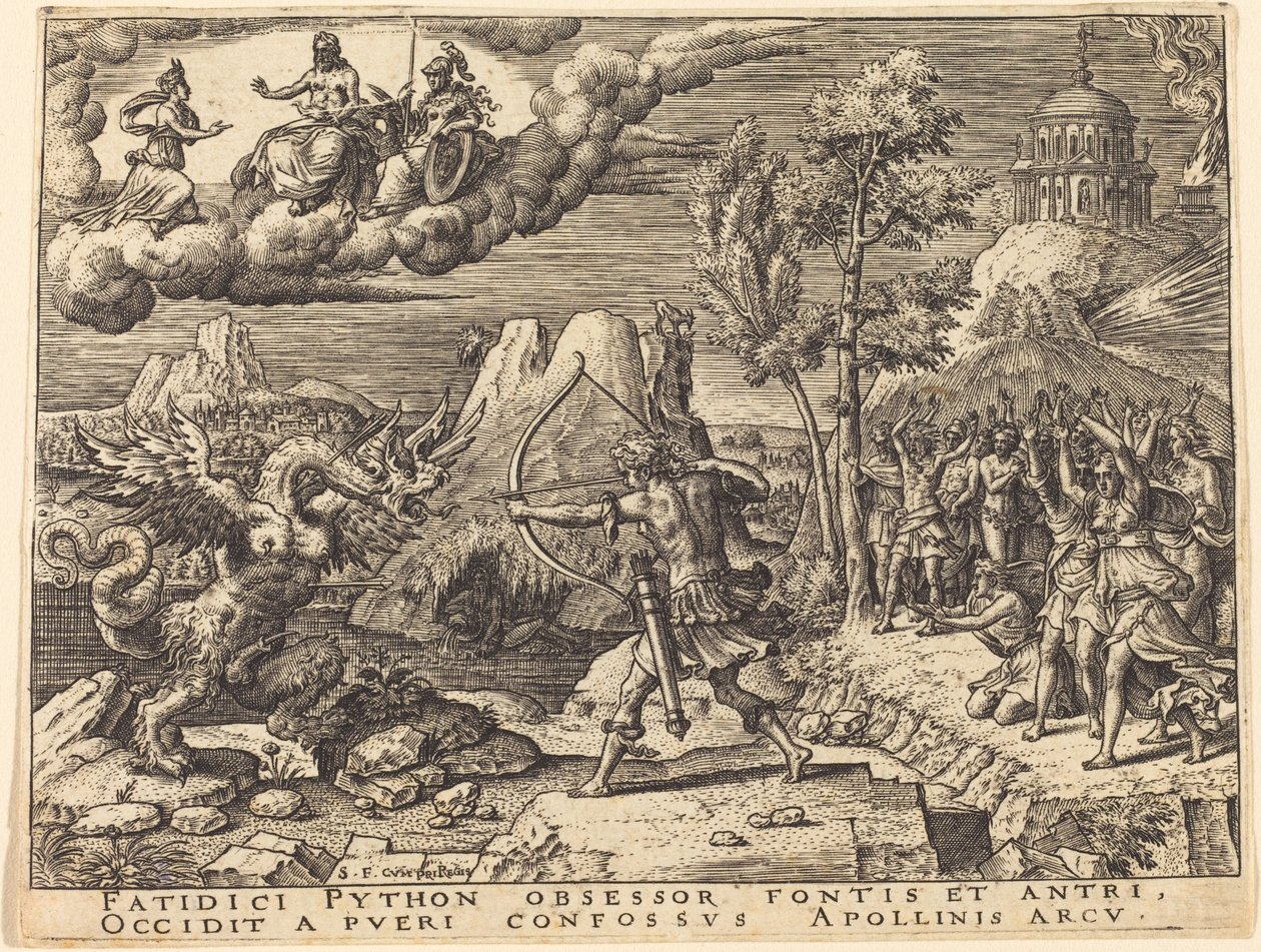 Apollo Killing Python av Etienne Delaune