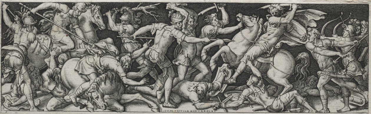 Kamper og triumfer, sannsynligvis 1560-tallet. av Etienne Delaune