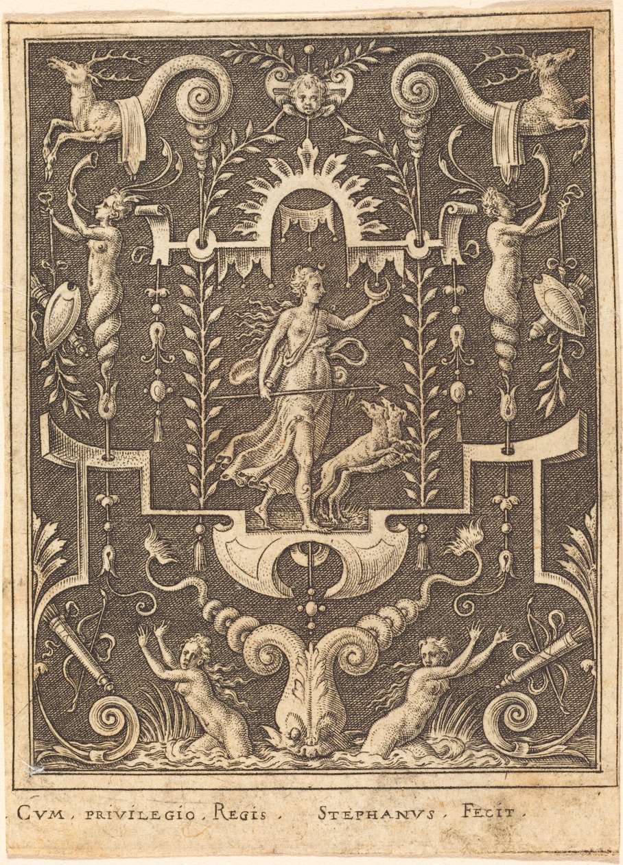 Diana av Etienne Delaune