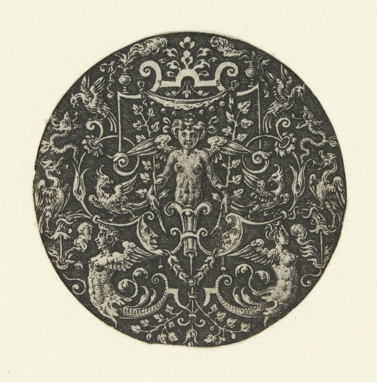 bevinget kvinne Stephanus Delaune oppfinner (...) (serietittel) av Etienne Delaune
