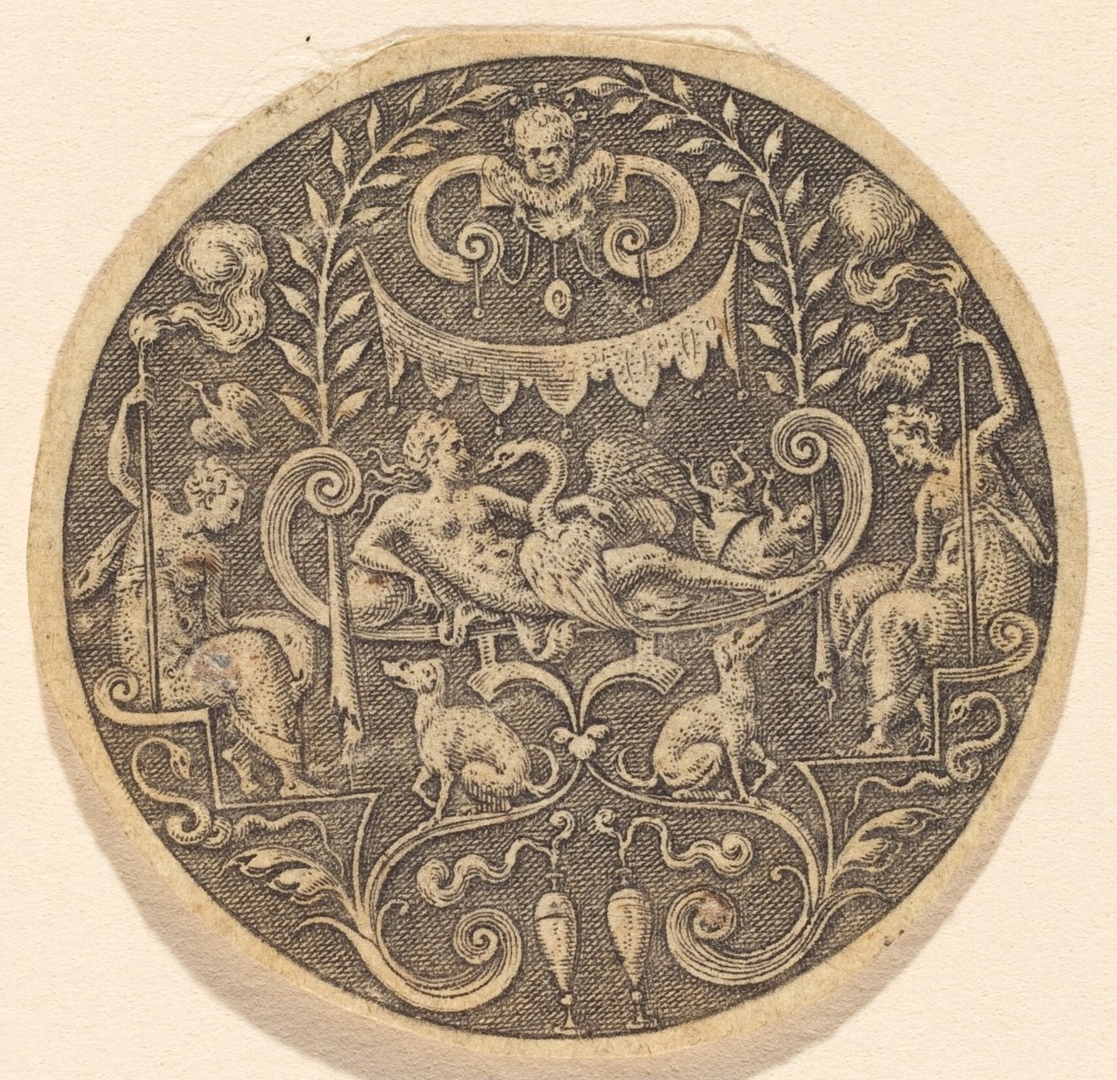 Leda av Etienne Delaune