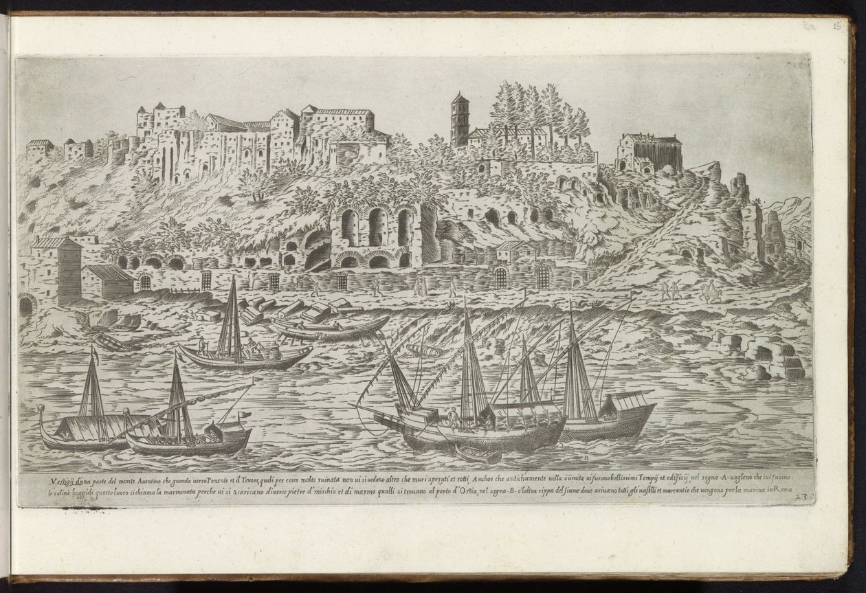 Aventine langs Tiberen i Roma Gamle bygninger (serietittel) I vestigi dell