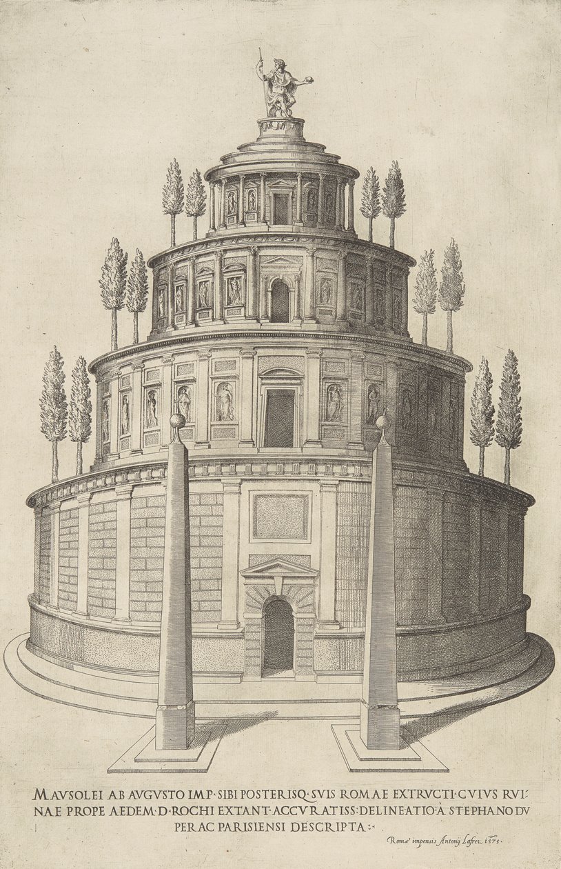 Mausoleum Ab Augusto Imp av Etienne Duperac